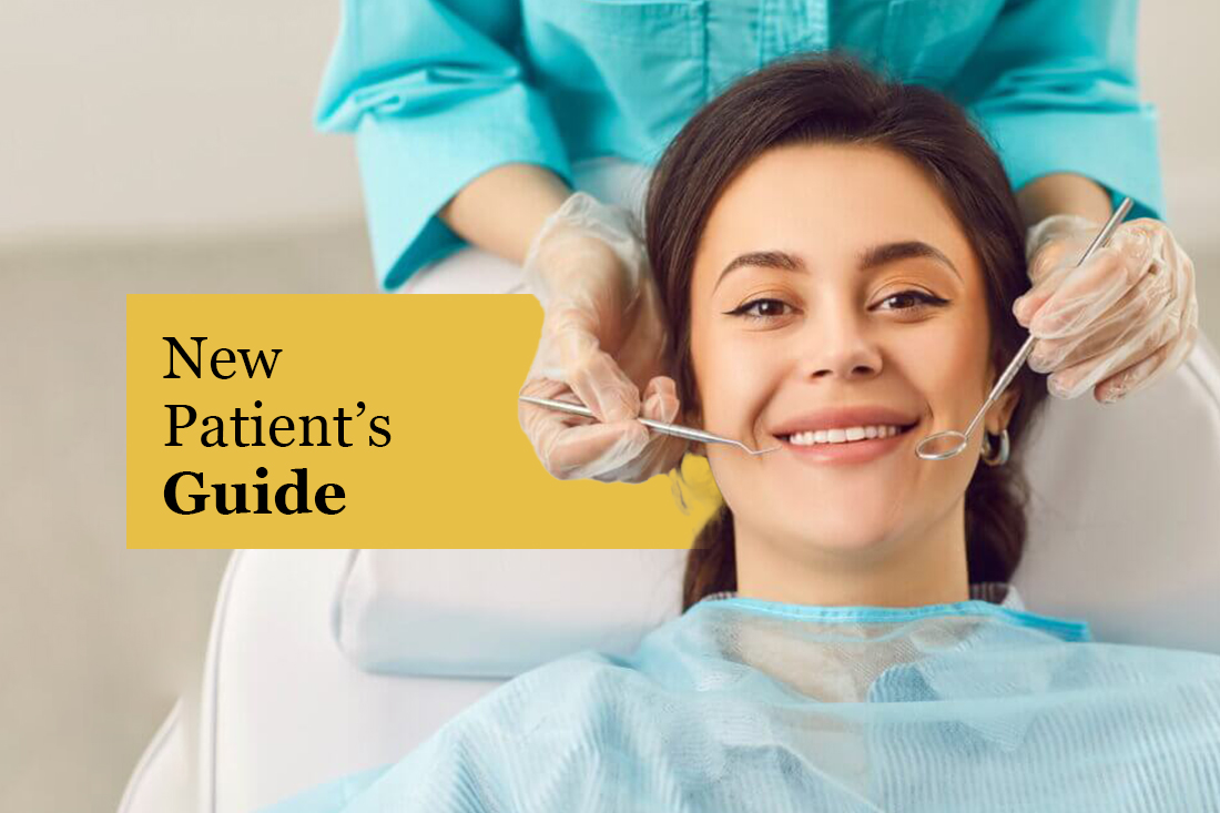 Patient smiling during an examination at Real Dentistry